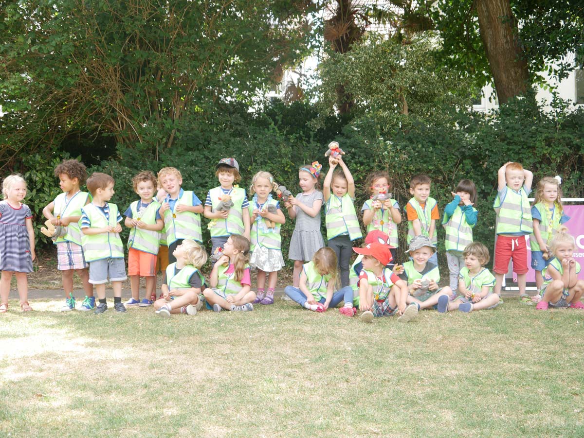 Hove Village Pre-School Children in Park