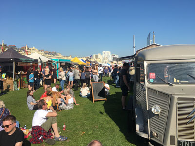 Hove Village Sponsors the Foodies Festival Hove